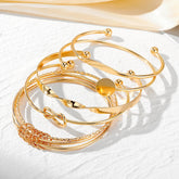 5PC Fashion Bangles & Cuffs for Women